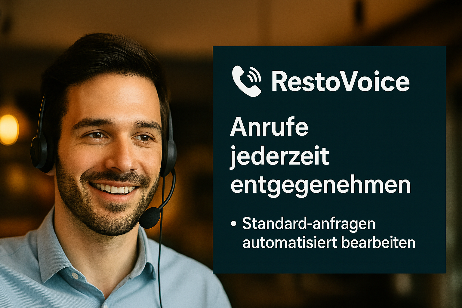 24/7 Erreichbarkeit durch Voice Agenten für Restaurants